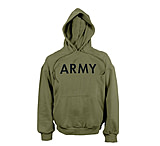 Rothco Army PT Pullover Hooded Sweatshirt, Olive Drab, S, 9172-OliveDrab-S