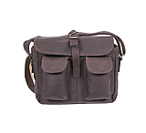 Image of Rothco Brown Leather Ammo Shoulder Bag
