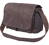 Image of Rothco Brown Leather Classic Messenger Bag