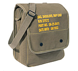 Image of Rothco Canvas Map Case Shoulder Bag w/ Military Stencil