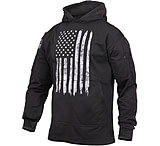 Image of Rothco Distressed US Flag Concealed Carry Hooded Sweatshirt - Men's