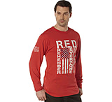 Image of Rothco Long Sleeve R.E.D. Remember Everyone Deployed Athletic Fit T-Shirt - Men's