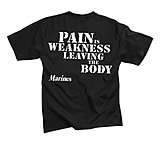 Image of Rothco Marines ''Pain Is Weakness'' T-Shirt