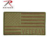 Image of Rothco Veteran US Flag Patch