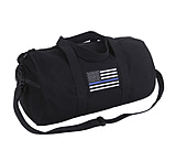 Image of Rothco Thin Blue Line Canvas Shoulder Duffle Bag