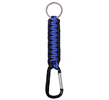 Image of Rothco Thin Blue Line Paracord Keychain With Carabiner