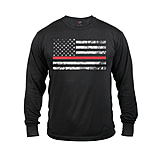 Image of Rothco Thin Red Line Long Sleeve T-shirt - Men's
