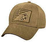 Image of Rothco USMC Eagle, Globe and Anchor/US Flag Low Pro Cap