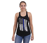 Image of Rothco Women Thin Blue Line Flag Racerback Tank Top