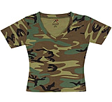 Image of Rothco Womens Short Sleeve Camo V-Neck T-Shirt