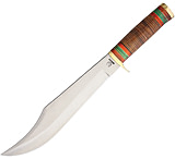 Image of Rough Rider Bowie Stacked Leather Fixed Blade Knife