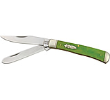 Image of Rough Rider Trapper Lime Green Folder Knife