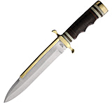 Image of Rough Ryder Bowie Stacked Leather 8.50 in Stainless Steel Fixed Blade Knife