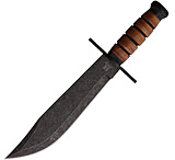 Image of Rough Rider Stacked Leather Combat Bowie Knife