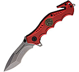 Image of Rough Ryder Fire Fighter Rescue Linerlock 3.25 in Stainless Steel Folding Knife