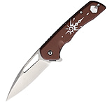 Image of Rough Ryder Night Out Framelock Brown 3.50 in Stainless Steel Folding Knife