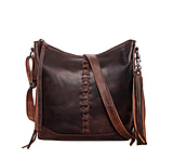 Image of Rounded Concealed Carry Purse Blake Leather Crossbody By Lady Conceal C684A779
