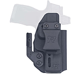 Rounded Sig Sauer Druid IWB/OWB Kydex Holster, Sig Sauer P365/P365 XL, Black, RG-DRUID-SIGP365-BK-AMBI