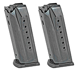 Ruger Security-9 Value Pack 9mm Luger Pistol Magazine, 2 Pack, 15 Round, Black Oxide, Steel, 90684-15RD
