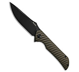 Image of Ruike P123 Liner Lock Knife Black Sculpted Micarta 3.75 Black E3B372D2