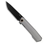 Image of Ruike P166 Linerlock Gray Aluminum 3.75 Black DLC 14C28N 6D133BD1