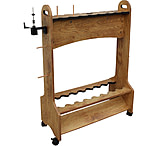 Image of Rush Creek Creations 16-Rods Double Sides Rolling Rack with Line Spooler
