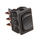Image of RV Designer Dc Rocker Switch 5 Amp Mom On/Off/Mom On Dpdt