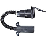 Image of RV Designer P724 Collection 7 Way Round HD Plug To 7 Way RV Socket Harness Adapter