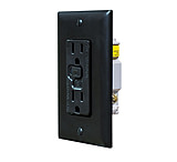 Image of RV Designer Dual AC Gfci Outlet With Cover-Plate