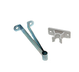 Image of RV Designer Metal Clip Style Entry Door Holder With Plastic Clip 3in