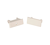 Image of RV Designer Pleated Shade Rail Ends Oyster