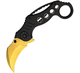 Image of S-TEC Karambit Linerlock A/O Gold