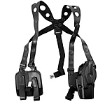 Image of Safariland 1060 Shoulder Holster System - Plain Black, Right Hand 1060-85-1-21