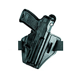 Image of Safariland 328 Belt Holster, Pancake Style - Plain Black, Left Hand 328-77-62