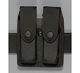 Image of Safariland 4110 Magazine Holder, Double - Plain Black, Ambidextrous 4110-53-4BL