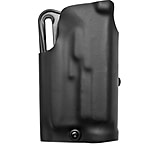 Image of Safariland 5187 Belt Holster, Glock 19/Glock 23/Glock 17/Glock 22/Glock 19MB, Left Hand, Plain, Black, 5187-832-412