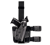 Image of Safariland 6004 SLS Tactical Holster - Tactical Black, Left Hand 6004-193-122