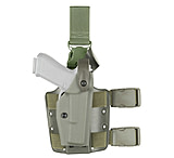 Image of Safariland SLS Tactical Holster w/ Quick Release Leg Harness - OD Green, Left 6005-53-562