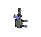 Image of Safariland 6005 SLS Tactical Holster w/ Quick Release Leg Harness - STX Tactical Black, Right Hand 6005-619-121