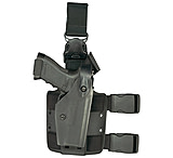 Image of Safariland 6005 SLS Tactical Holster w/ Quick Release Leg Harness - Woodland Camo, Right Hand 6005-3832-511