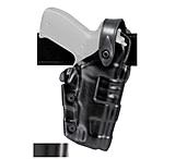 Image of Safariland 6070 Raptor Level IV, Mid-Ride UBL Holster - STX Hi-Gloss Black, Left Hand 6070-744-492
