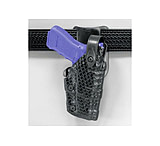 Image of Safariland 6075 Raptor Level IV, Low-Ride UBL Holster - STX Plain Black, Right Hand 6075-383-411