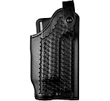 Image of Safariland 6280 Level II Retention, Mid-Ride Holster - Basket Black, Right Hand 6280-29111-81