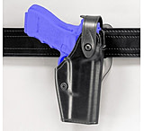 Image of Safariland 6280 Level II Retention, Mid-Ride Holster - Plain Black, Left Hand 6280-3837-62