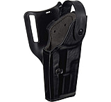 Image of Safariland 6280 Level II Retention, Mid-Ride Holster - Plain Black, Right Hand 6280-7837-61
