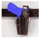 Image of Safariland 6280 Level II Retention, Mid-Ride Holster - Plain Cordovan, Right Hand 6280-74-051