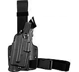 Image of Safariland 6305 ALS Tactical Holster w/ Quick Release Leg Harness - STX TAC Black, Right Hand 6305-56-131