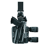 Image of Safariland 6305 ALS Tactical Holster w/ Quick Release Leg Harness - Woodland Camo, Right Hand 6305-774-511
