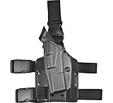 Image of Safariland 6355 ALS Tactical Thigh Holster - STX Tactical Black, Left Hand 6355-320-132