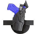 Image of Safariland 6368 ALS Paddle Holster w/ SLS - Plain Black, Left Hand 6368-180-62